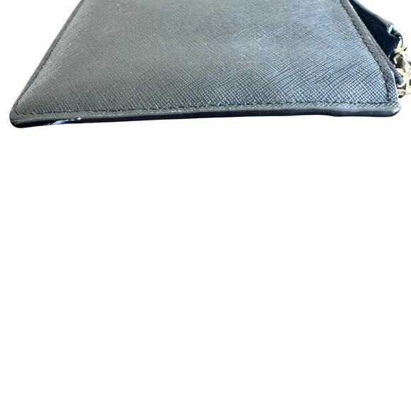 KATE SPADE Black Leather Wristlet Gold Hardware - Picture 12 of 15